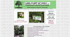 Desktop Screenshot of landscapedesigns.bz